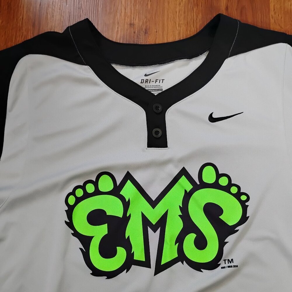 Nike Dri-Fit Eugene Emeralds Baseball Jersey 2014